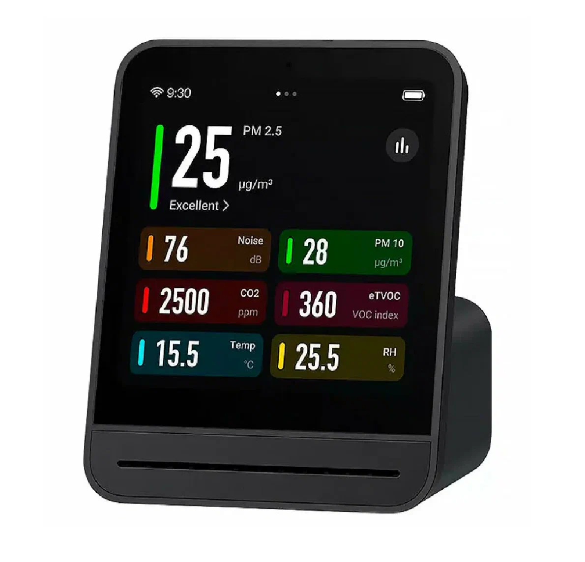 Монитор качества воздуха Qingping Air Monitor CGS2 black